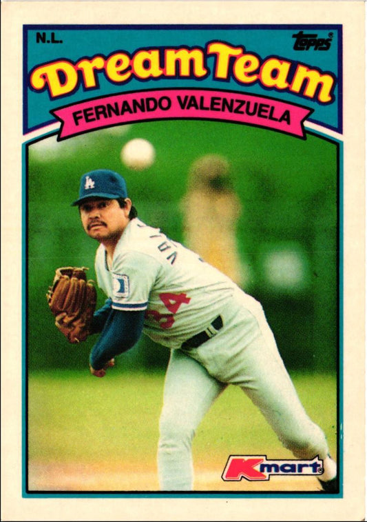 1990 Topps Kmart Dream Team Fernando Valenzuela