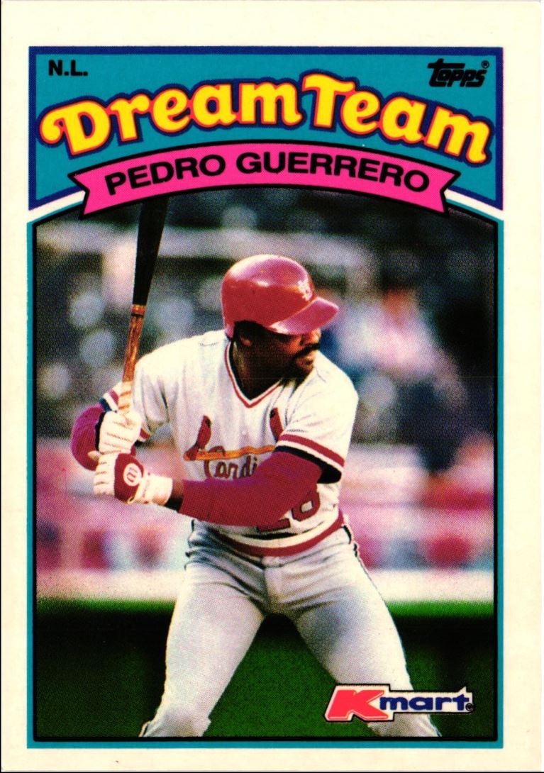 1990 Topps Kmart Dream Team Pedro Guerrero