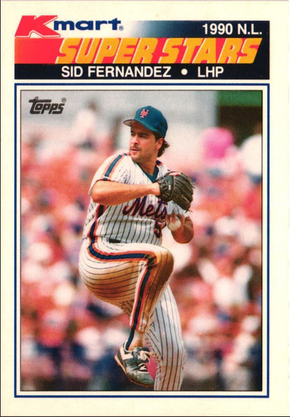 1990 Topps Kmart Super Stars Sid Fernandez