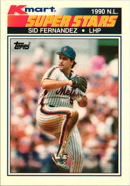 1990 Topps Kmart Super Stars Sid Fernandez