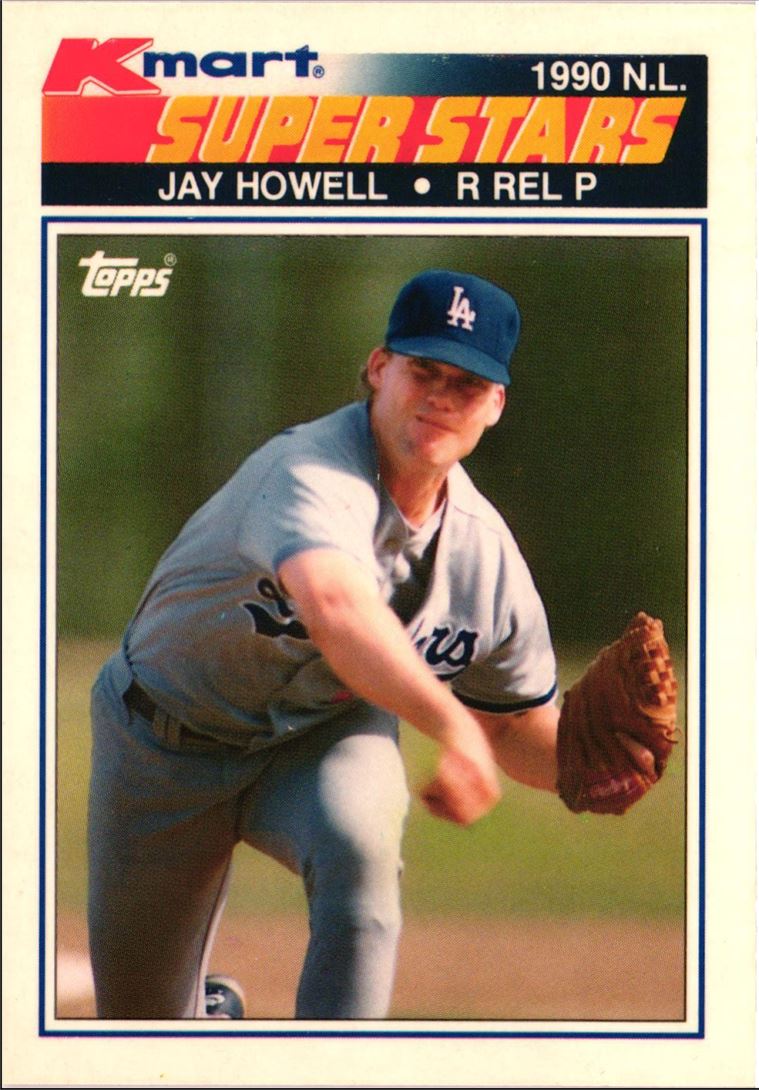 1990 Topps Kmart Super Stars Jay Howell