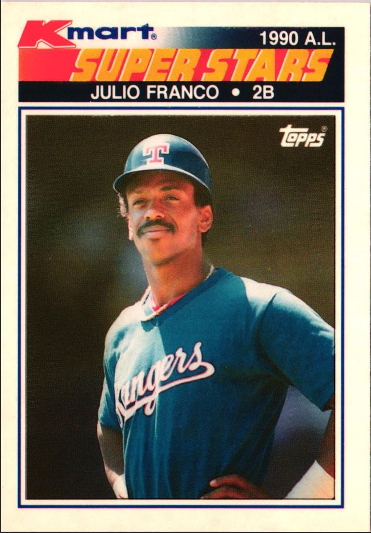 1990 Topps Kmart Super Stars Julio Franco