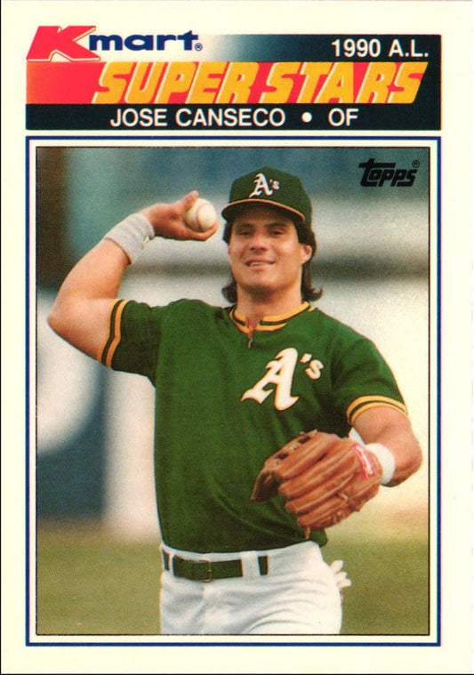 1990 Topps Kmart Super Stars Jose Canseco