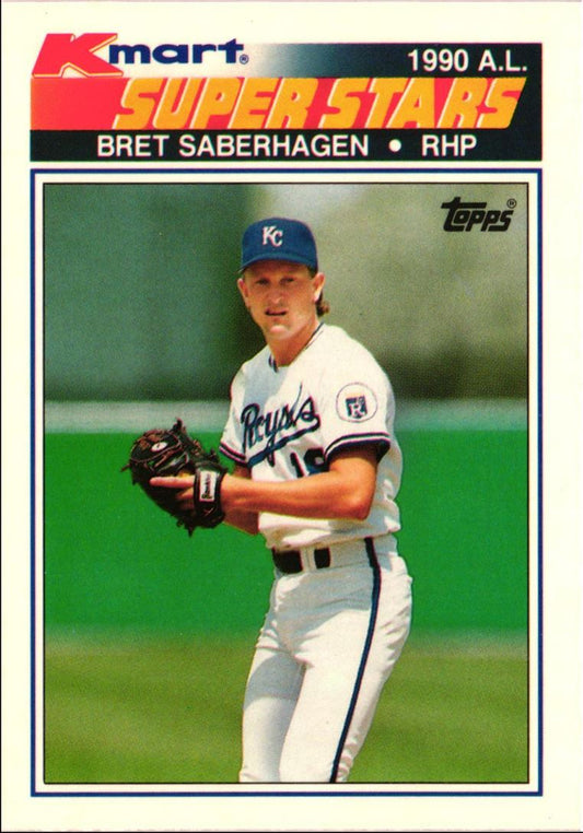 1990 Topps Kmart Super Stars Bret Saberhagen