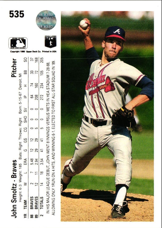 1990 Upper Deck John Smoltz