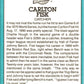 1991 Donruss Bonus Cards Carlton Fisk