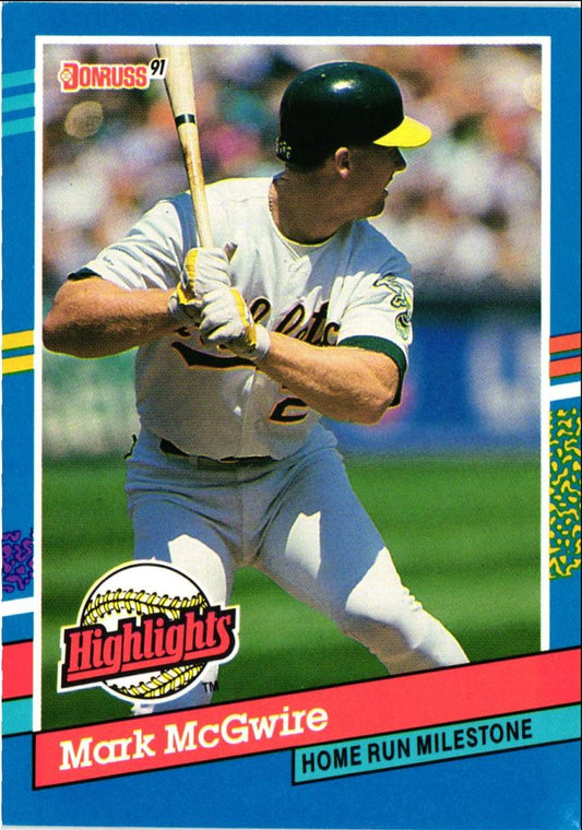 1991 Donruss Bonus Cards Mark McGwire