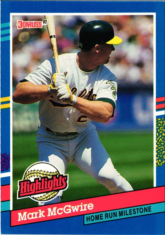 1991 Donruss Bonus Cards Mark McGwire