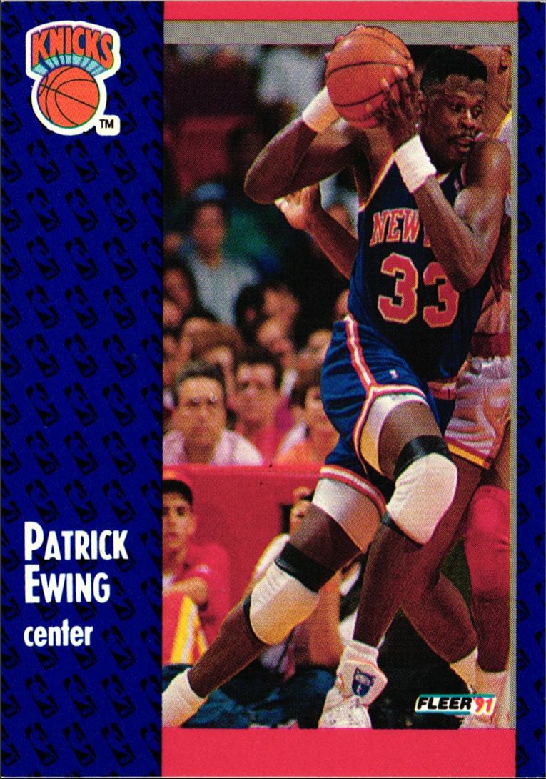 1991 Fleer Patrick Ewing