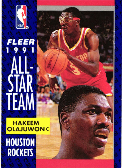 1991 Fleer Hakeem Olajuwon