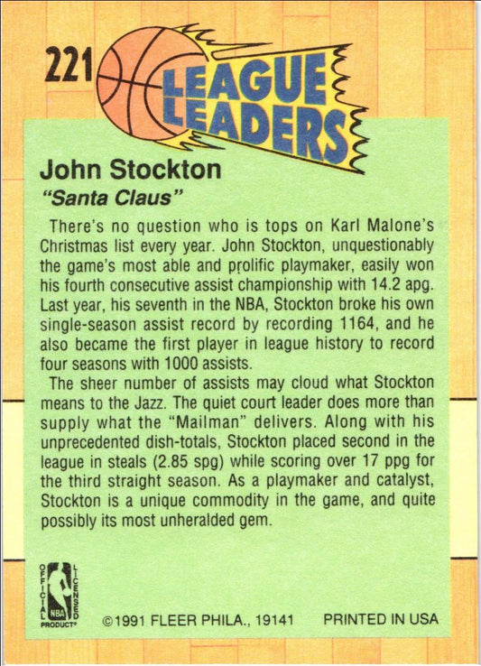 1991 Fleer John Stockton