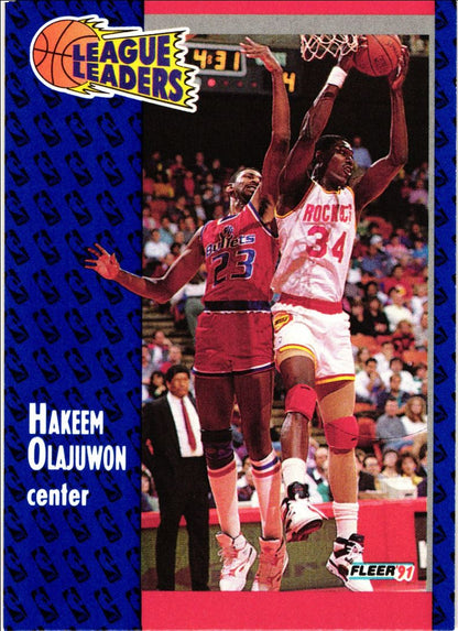 1991 Fleer Hakeem Olajuwon