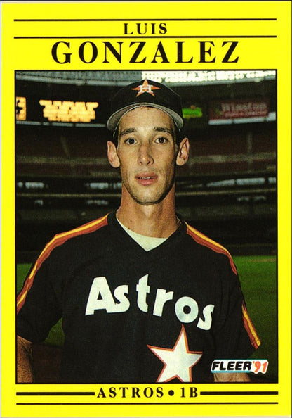 1991 Fleer Luis Gonzalez