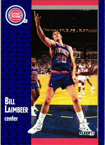 1991 Fleer Bill Laimbeer