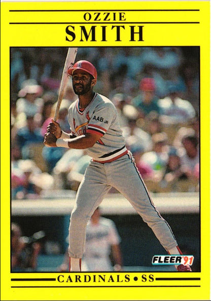 1991 Fleer Ozzie Smith