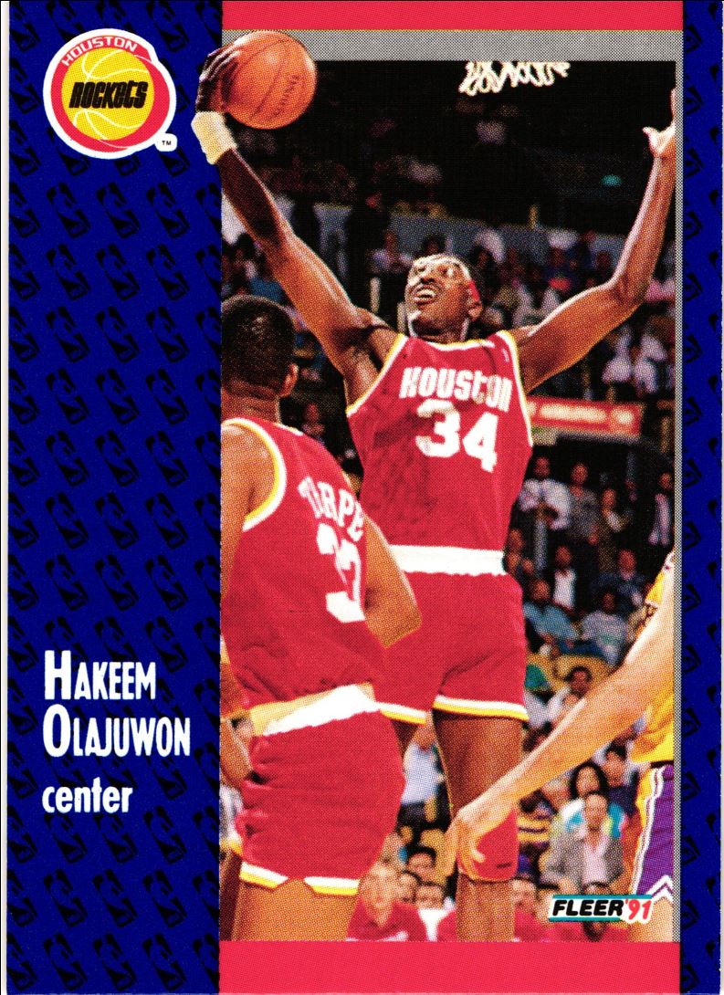 1991 Fleer Hakeem Olajuwon