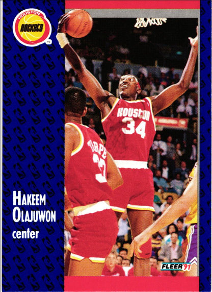 1991 Fleer Hakeem Olajuwon