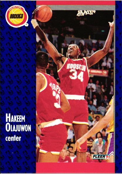 1991 Fleer Hakeem Olajuwon