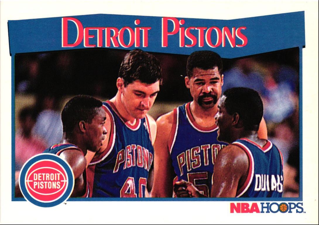 1991 Hoops Detroit Pistons