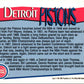 1991 Hoops Detroit Pistons
