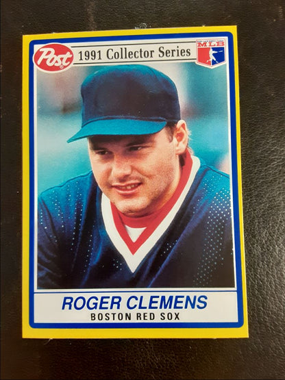 1991 Post Cereal Roger Clemens