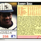 1991 Score Sammy Sosa
