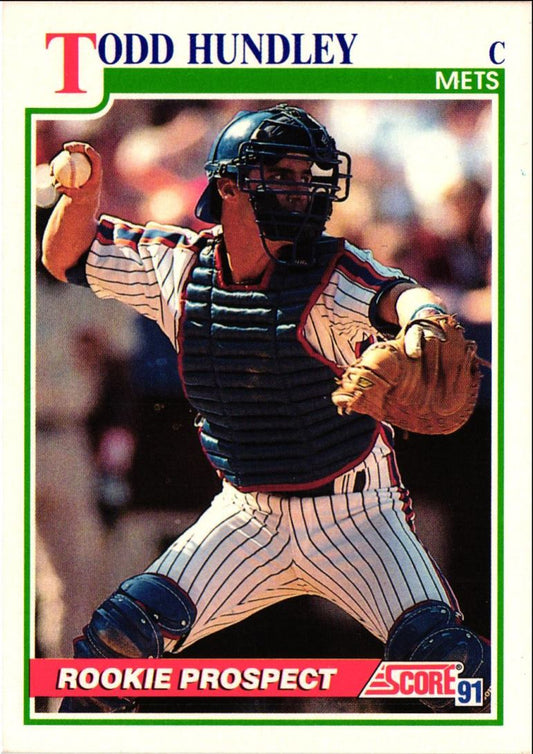 1991 Score Todd Hundley