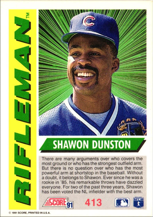 1991 Score Shawon Dunston