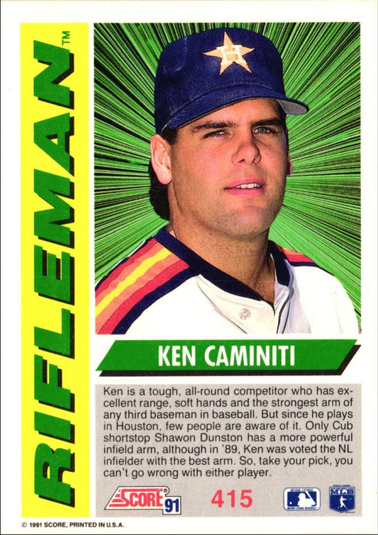 1991 Score Ken Caminiti