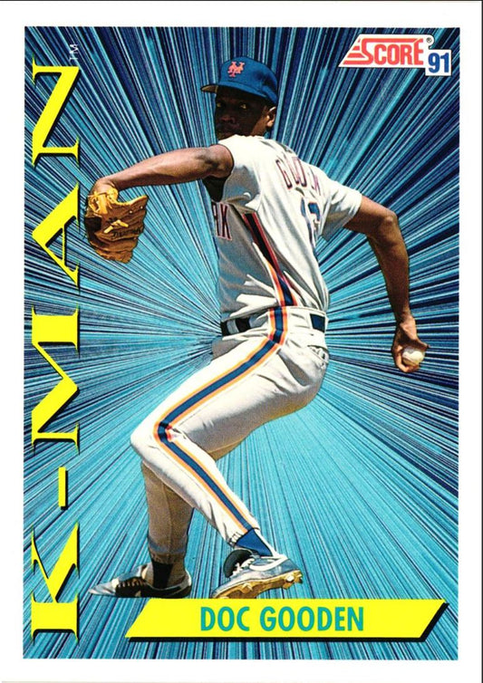 1991 Score Doc Gooden