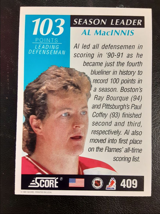 1991 Score American Al MacInnis