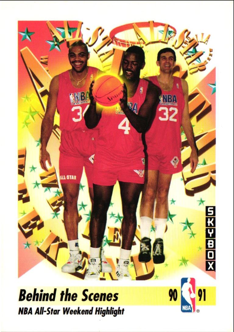 1991 SkyBox All-Star Weekend Fleer Clyde Drexler Career Highlights Behind the Scenes