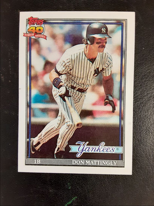 1991 Topps Don Mattingly