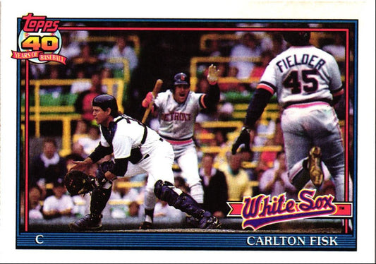 1991 Topps Carlton Fisk