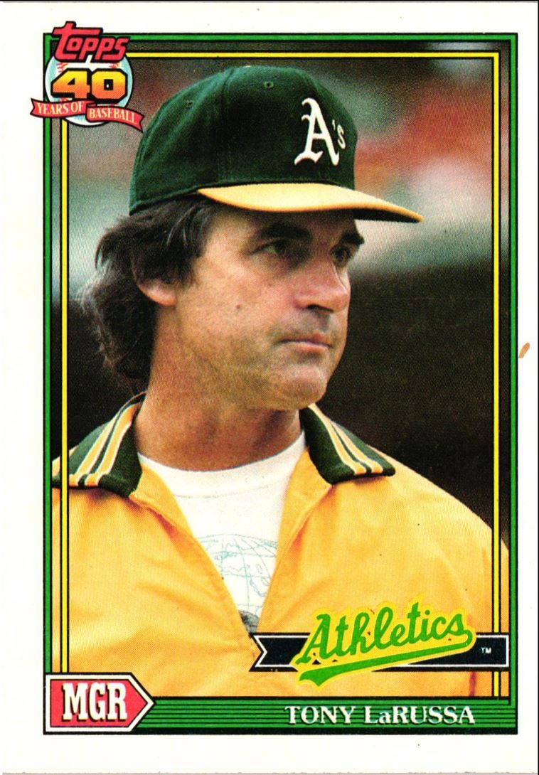 1991 Topps Tony LaRussa