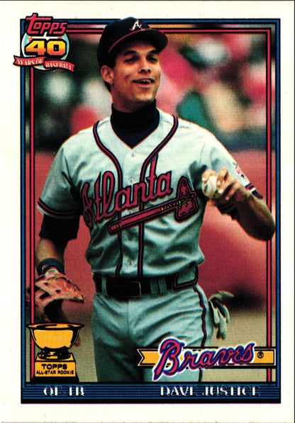 1991 Topps David Justice