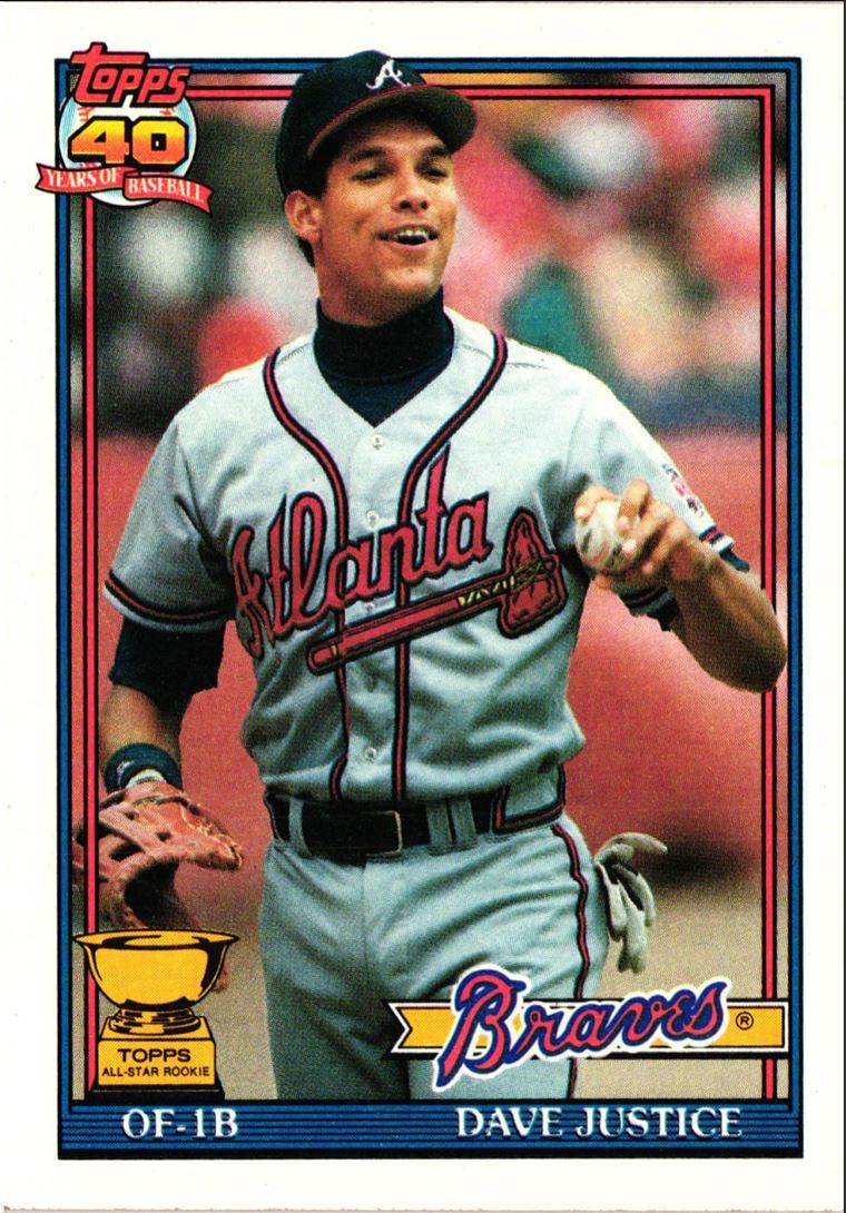 1991 Topps David Justice