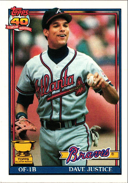 1991 Topps David Justice