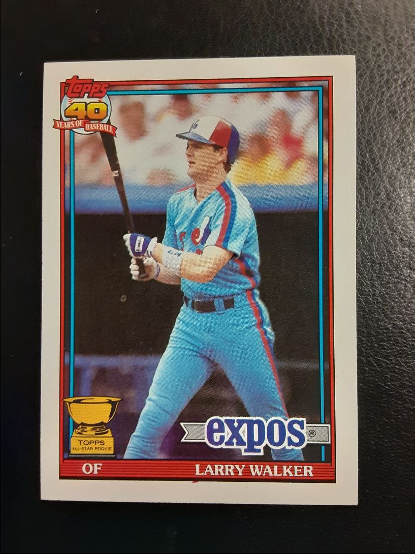 1991 Topps Larry Walker