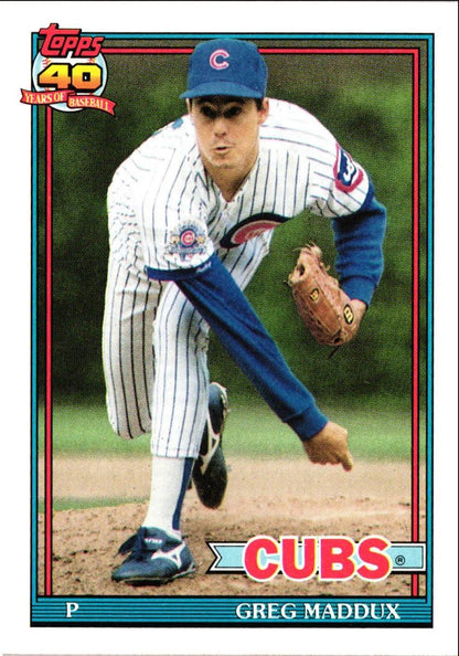 1991 Topps Greg Maddux