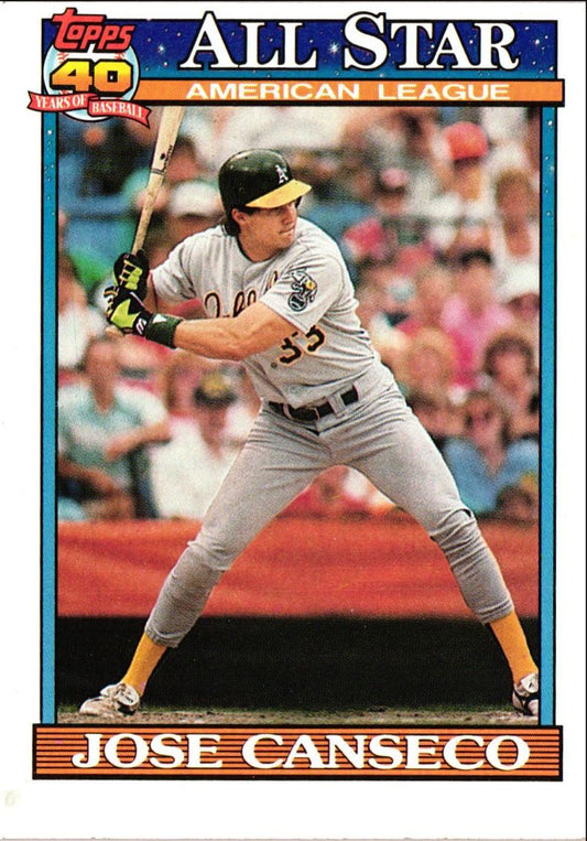 1991 Topps Jose Canseco