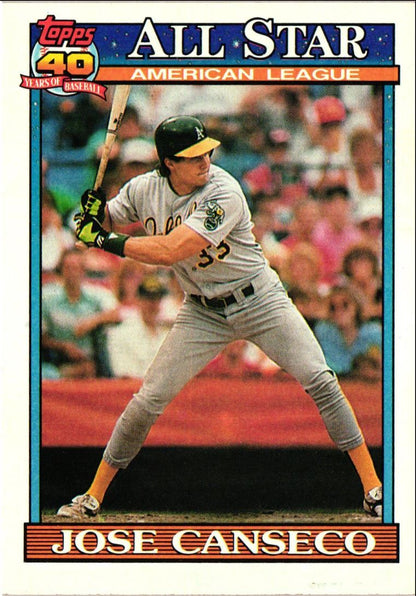 1991 Topps Jose Canseco