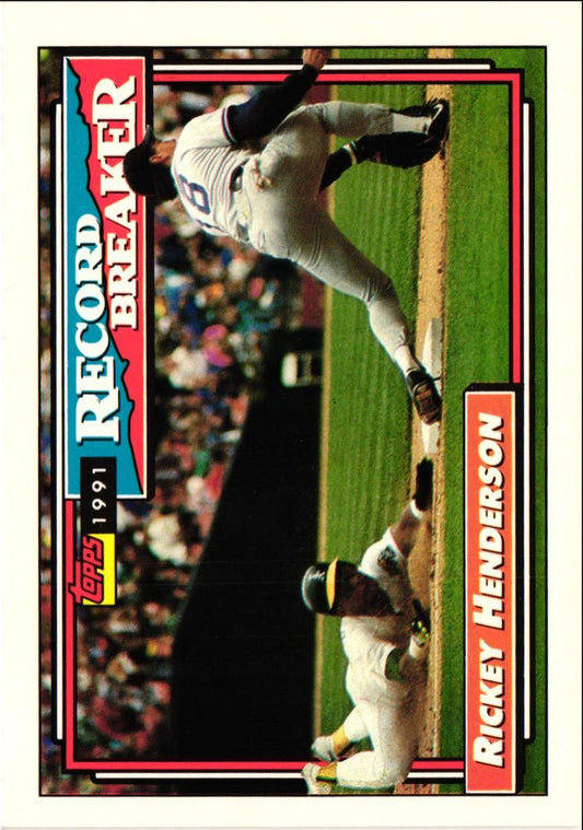 1991 Topps Rickey Henderson