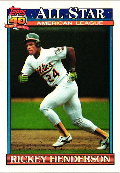 1991 Topps Rickey Henderson