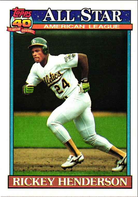 1991 Topps Rickey Henderson