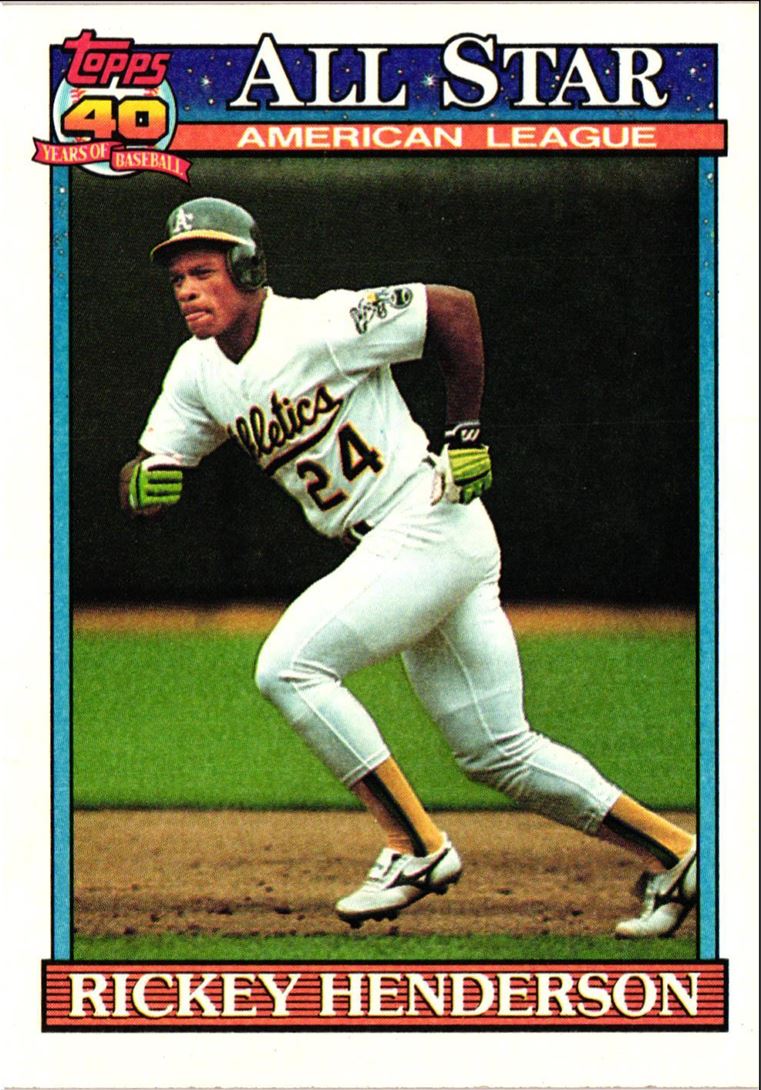 1991 Topps Rickey Henderson