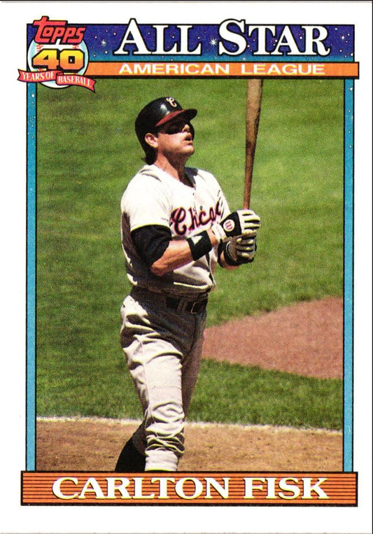 1991 Topps Carlton Fisk