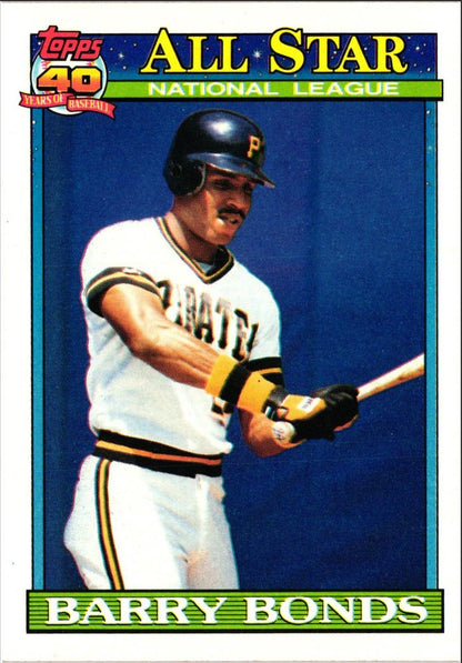 1991 Topps Barry Bonds