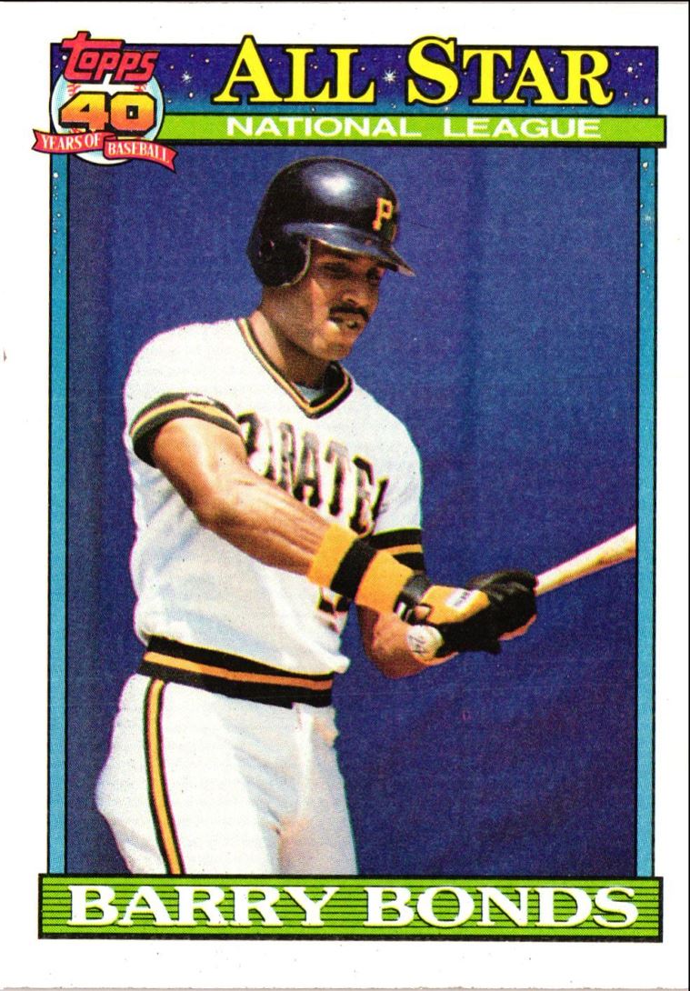 1991 Topps Barry Bonds