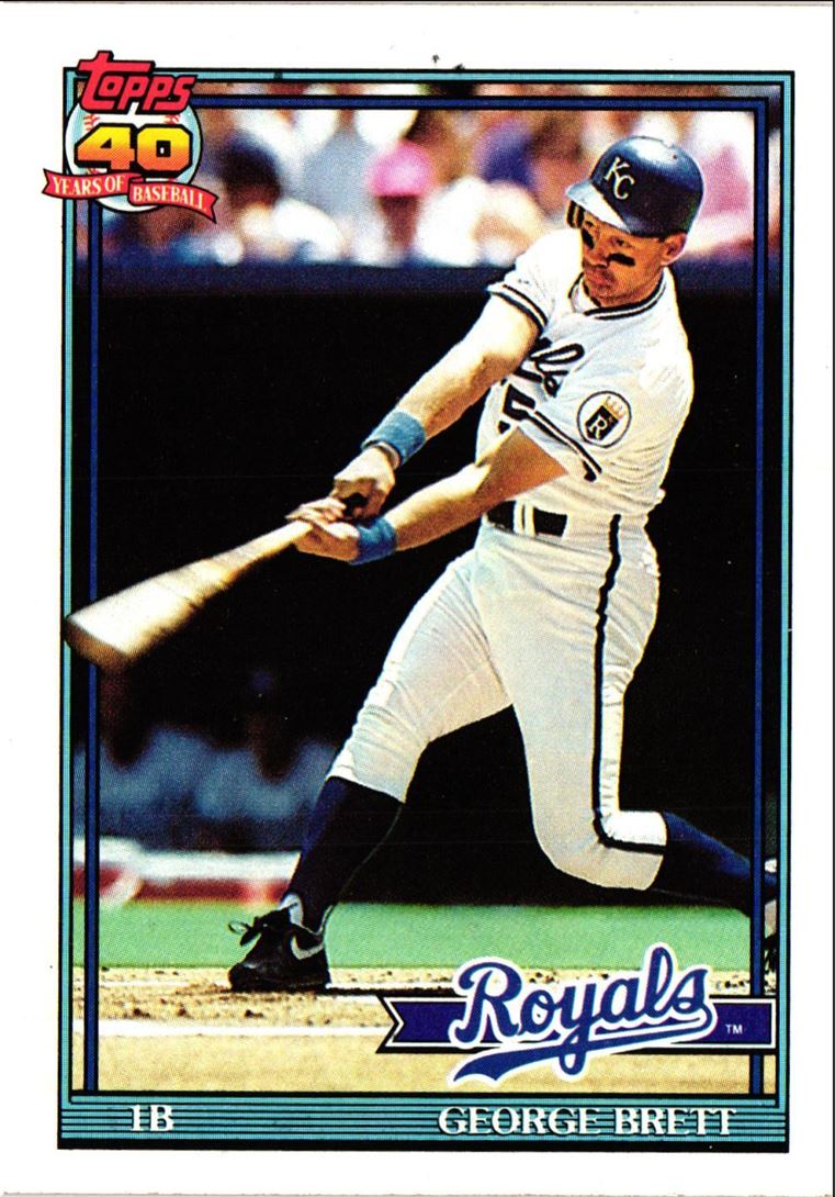 1991 Topps George Brett